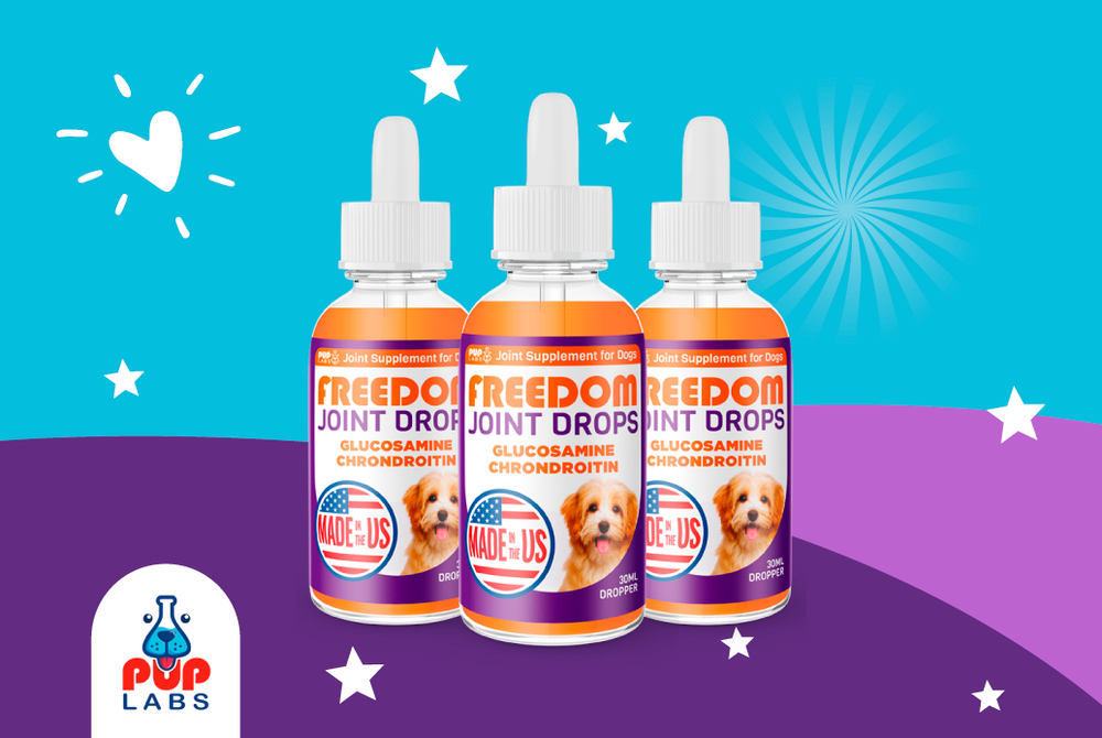 Freedom Joint Drops for Dogs - Vet Approved - Pup Labs
