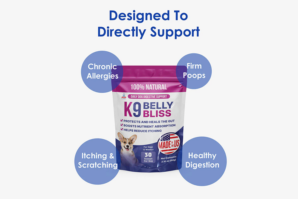 K9 Belly Bliss for Dogs - Vet Approved - Pup Labs